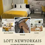 Le Duplex By Leslodgespa - Loft Moderne Et Confortable Au Style Newyorkais, Proche De Bale Et De L'aeroport Apartment