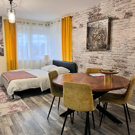 Le Duplex By Leslodgespa - Loft Moderne Et Confortable Au Style Newyorkais, Proche De Bale Et De L'aeroport Apartmán